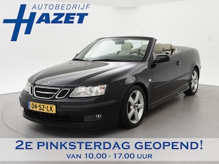 Saab 9-3 Cabrio 1.8t AUT. ORIGINEEL NEDERLANDS + NIEUWE KAP | AFN. TREKHAAK | HIRSCH | LEDER | STOELVERW.