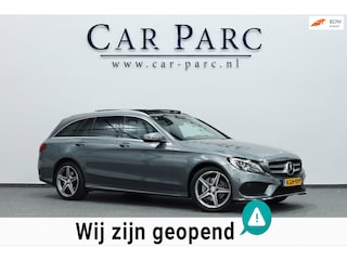 Mercedes-Benz C-klasse Estate 180 AMG Line LED/SFEER/PANORAMADAK/LEDER+S.VERWARMING/LMV/CRUISE/ECC/12 MDN GARANTIE!
