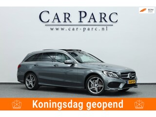 Mercedes-Benz C-klasse Estate 180 AMG Line LED/SFEER/PANORAMADAK/LEDER+S.VERWARMING/LMV/CRUISE/ECC/12 MDN GARANTIE!