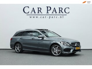 Mercedes-Benz C-klasse Estate 180 AMG Line LED/SFEER/PANORAMADAK/LEDER+S.VERWARMING/LMV/CRUISE/ECC/12 MDN GARANTIE!