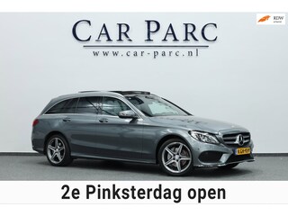 Mercedes-Benz C-klasse Estate 180 AMG Line LED/SFEER/PANORAMADAK/LEDER+S.VERWARMING/LMV/CRUISE/ECC/12 MDN GARANTIE!
