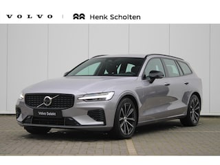 Volvo V60 2.0 T6 Plug-in hybrid AWD Plus Dark | Adaptive Cruise & Pilot Assist | 360 Camera | Premium Harman/Kardon Audio | Semi Elektr. Trekhaak | Stoelverwarming voor & achter | Stuurverwarming | Power Seats incl. Memory |
