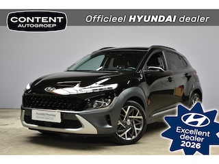 Hyundai Kona 1.6 GDI HEV 141pk DCT Premium | Leer | Airco | HUD | Cruise contr | Navigatie