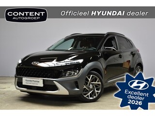 Hyundai Kona 1.6 GDI HEV 141pk DCT Premium | Leer | Airco | HUD | Cruise contr | Navigatie