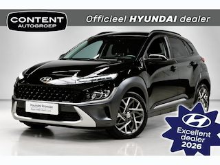 Hyundai Kona 1.6 GDI HEV 141pk DCT Premium | Leer | Airco | HUD | Cruise contr | Navigatie
