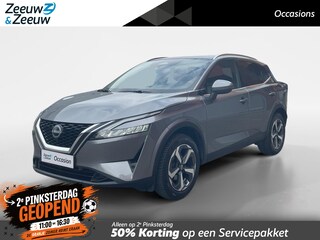Nissan Qashqai 1.3 MHEV Xtronic N-Connecta 1800 kg trekgewicht | Navigatie | Nederlandse auto | Dealer onderhouden | Metallic lak | Panoramadak | Digitale cockpit | 4 seizoen banden