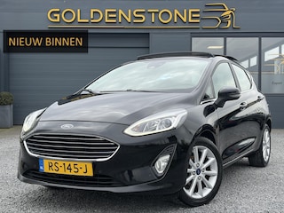 Ford Fiesta 1.0 EcoBoost Titanium 2e Eigenaar,Pano,Camera,Navi,PDC V+A,Carplay,Clima,Cruise,Dealer Onderhouden,6 Bak,N.A.P,102pk,Lm velgen,Apk tot 02-2027