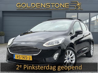 Ford Fiesta 1.0 EcoBoost Titanium 2e Eigenaar,Pano,Camera,Navi,PDC V+A,Carplay,Clima,Cruise,Dealer Onderhouden,6 Bak,N.A.P,102pk,Lm velgen,Apk tot 02-2027