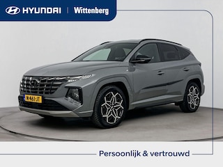 Hyundai Tucson 1.6 T-GDI HEV N LINE | ALL SEASONS | TREKGEWICHT 1650 KG! | NAVI | CLIMA | CAMERA | CRUISE ADAPT. | STUUR- & STOELVERWARMING | 19'' LM VELGEN | APPLE CAR PLAY & ANDROID AUTO |