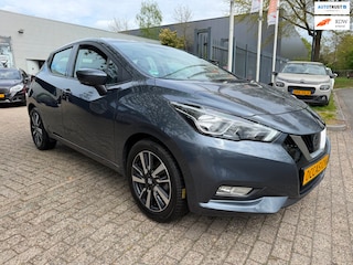 Nissan Micra 1.0 IG-T Acenta camera, cruise, airco, elec pakket, stoelverwarming, 16'sport wielen, pdc ,nwe apk, 1e eigenaar