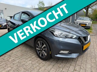 Nissan Micra 1.0 IG-T Acenta camera, cruise, airco, elec pakket, stoelverwarming, 16'sport wielen, pdc ,nwe apk, 1e eigenaar