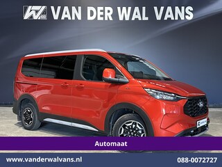 Ford Transit Custom 2.5 PHEV Automaat Personenbus Active 8-Zits L1H1 Euro6 Airco | 2x zijdeur | Camera | Navigatie | Apple Carplay Android Auto, LED, Adaptieve Cruisecontrol, Parkeersensoren, Automatische Trekhaak, LM Velgen, Verwarmde voorruit, Stoelverwarming, Elektrisch verstelbare bestuurdersstoel,  Achterklep