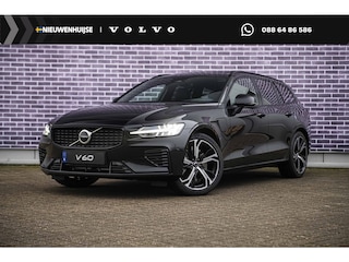 Volvo V60 2.0 T6 Plug-in hybrid AWD Ultra Dark | Schuif-/kanteldak | Head Up Display | Donker Glas | Sportstoelen | Power Seats | Harman Kardon |