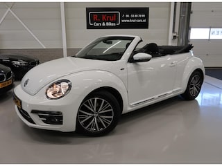 Volkswagen Beetle Cabriolet 1.2 TSI Allstar Airco-ecc Navigatie Camera Stoelverwarming App connect Nieuwstaat Half Leer Boekjes aanwezig Bluetooth Cruise control PDC