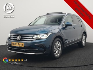 Volkswagen Tiguan 1.4 TSI eHybrid Elegance PHEV 245pk | Panodak | Camera | IQ Light | Adaptive Cruise | Alcantara Sportstoelen Verwarmd | Apple Carplay | Sfeerverlichting | Stuur Verwarmd | Navigatie | Virtual | DAB | Plug In Hybrid