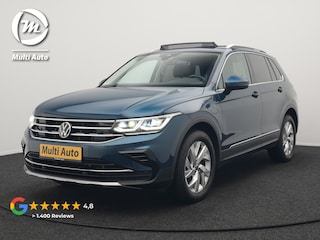 Volkswagen Tiguan 1.4 TSI eHybrid Elegance PHEV 245pk | Panodak | Camera | IQ Light | Adaptive Cruise | Alcantara Sportstoelen Verwarmd | Apple Carplay | Sfeerverlichting | Stuur Verwarmd | Navigatie | Virtual | DAB | Plug In Hybrid