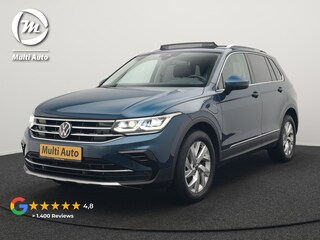 Volkswagen Tiguan 1.4 TSI eHybrid Elegance PHEV 245pk | Panodak | Camera | IQ Light | Adaptive Cruise | Alcantara Sportstoelen Verwarmd | Apple Carplay | Sfeerverlichting | Stuur Verwarmd | Navigatie | Virtual | DAB | Plug In Hybrid