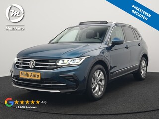 Volkswagen Tiguan 1.4 TSI eHybrid Elegance PHEV 245pk | Panodak | Camera | IQ Light | Adaptive Cruise | Alcantara Sportstoelen Verwarmd | Apple Carplay | Sfeerverlichting | Stuur Verwarmd | Navigatie | Virtual | DAB | Plug In Hybrid