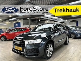 Audi Q3 1.4 TFSI CoD Sport Advance Sport | Trekhaak | Automaat | S-Line | Cruise | Clima | Navi | Elekt. achterklep | 18" LMV |