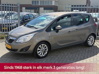 Opel Meriva 1.4 Turbo Cosmo AUTOMAAT! Leer l Cruise l Airco l PDC l Stoel-stuurverwarming l AFNEEM HAAK! TOPSTAAT!