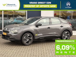 Citroën C4 EV I DEMO DEAL I 50kWh 136pk You 3-Fase | Airconditioning | Cruise control | Parkeer Camera | Bluetooth | Apple Carplay & Android Auto |