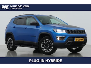 Jeep Compass 4xe 240 Plug-in Hybrid Electric Trailhawk | Trekhaak | Camera | Getint Glas | Keyless | Treeplanken