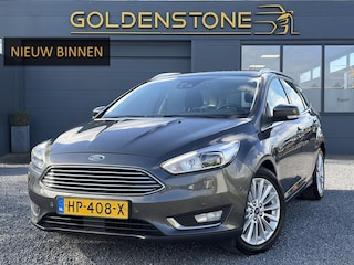 Ford Focus Wagon 1.5 Titanium Edition Camera,Navi,Pdc V+A,150pk,6 Bak,Clima,Cruise,Dealer Onderhouden,Dodehoek,Bj 12-2015,Lm velgen,N.A.P,Apk tot 01-2027
