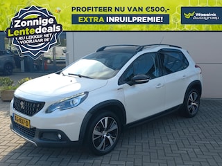 Peugeot 2008 1.2 Turbo 130pk GT-Line I Trekhaak 1250KG I Glazen Dak I Navigatie I Parkeersensoren I Active City Brake I Leer I