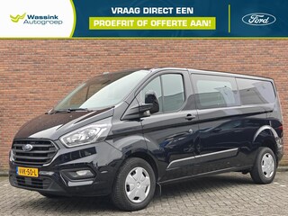 Ford Transit Custom GBDC 2.0 TDCi 130PK 320 L2H1 Trend | Automaat | Dubbele Cabine | Navigatie | Carplay | Android Auto | Parkeersensoren |