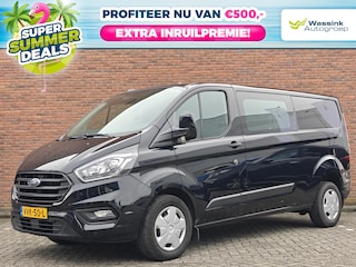 Ford Transit Custom GBDC 2.0 TDCi 130PK 320 L2H1 Trend | Automaat | Dubbele Cabine | Navigatie | Carplay | Android Auto | Parkeersensoren |