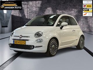 Fiat 500 0.9 TwinAir Turbo Lounge | Navigatie | PDC | Airco | Pano | Parelmoer | DAB | Facelift