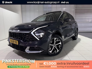 Kia Sportage 1.6 T-GDi Hybrid DynamicPlusLine Trekhaak, Schuif kantel dak, Apple Carplay/Android Auto, Navigatie, Camera.