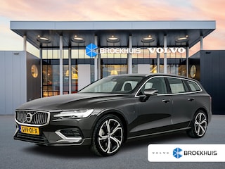 Volvo V60 T6 Recharge Plus Bright | 19" | Trekhaak | Leder | Elektrisch verst. Stoelen | Stoel/Stuur/achterbankverwarming | Adaptieve Cruise | BLIS | Keyless
