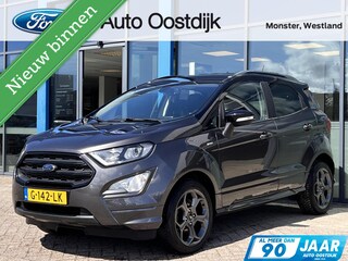 Ford Ecosport 1.0 EcoBoost ST-Line Black 125PK Automaat Trekhaak Winterpack Cruise Navi Parkeersensoren Achter Keyless Climate Carplay Privacy Glass *Dealer Onderhouden*