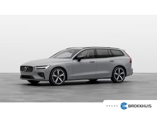 Volvo V60 2.0 T8 Plug-in hybrid AWD Plus Dark Premium Pack | Rondomzicht camera | Elektrisch glazen panorama-dak | Head-up displat | Extra getint glas achter | 19" 5-triplespaaks Glossy Black Diamond Cut