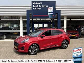Ford Puma 1.0 EcoBoost Hybrid ST-Line / 125 Pk / Automaat / Dealer-Onderhouden / Digitaal Dashboard / LED / DAB / Navi / Apple-Carplay&Android-Auto / Stoel+Stuurverwarming / Draadloze telefoonlader / Airco / Cruise-Control / Lane-Assist / ELKTR-Pakket / PDC Achter / LMV 17'' / ENZ.