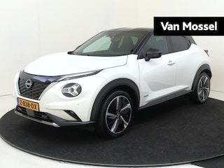 Nissan Juke 1.6 Hybrid N-Design | airco automatisch | Apple Carplay/Android | cruise control | lederen interieurdelen, |LED koplampen | lichtmetalen velgen 19" | navigatiesysteem full map |