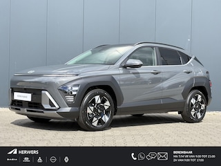 Hyundai Kona 1.6 GDI HEV Premium Sky / € 3000,- Voordeel / Direct Leverbaar / Stoelverkoeling / Stuurverwarming / Stoelverwarming Voor + Achter /