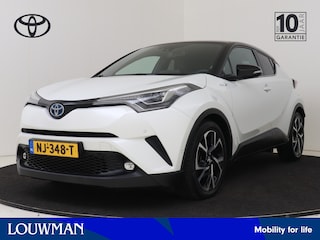Toyota C-HR 1.8 Hybrid Bi-Tone Plus Trekhaak afneembaar | VOL LEDER | Dodehoekdetectie | JBL | Stoel/Stuurverwarming |