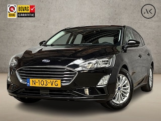 Ford Focus 1.0 EcoBoost Titanium X Automaat (VIRTUAL COCKPIT, APPLE CARPLAY, GROOT NAVI, KEYLESS, CAMERA, SPORTSTOELEN, LM VELGEN, CRUISE, NIEUWE APK, NIEUWSTAAT)