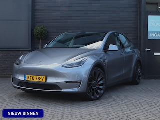 Tesla Model Y Performance AWD 75 kWh | 95.6% SOH | Trekhaak | Stoel en Stuurverwarming