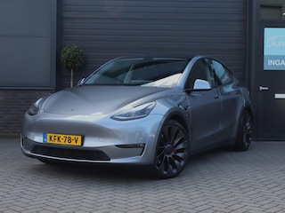 Tesla Model Y Performance AWD 75 kWh | 95.6% SOH | Trekhaak | Stoel en Stuurverwarming