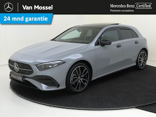 Mercedes-Benz A-klasse 250 e Business Solution AMG Panoramadak / Memory Seats / 360 Camera / Keyless / 19'' velgen / Nightpakket / Sfeerverlichting / Alpine grey /