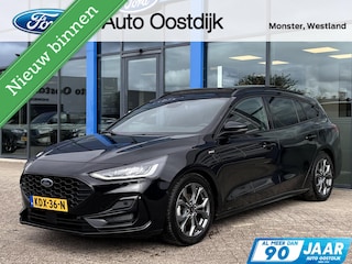 Ford Focus Wagon 1.0 EcoBoost Hybrid ST Line X 155PK Automaat Afn. Trekhaak Panodak Winterpack Adaptieve Cruise 1500KG Trekgewicht Camera B&O Full-LED Climate Privacy Glass *Full Options*