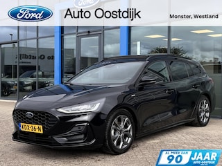 Ford Focus Wagon 1.0 EcoBoost Hybrid ST Line X 155PK Automaat Afn. Trekhaak Panodak Winterpack Adaptieve Cruise 1500KG Trekgewicht Camera B&O Full-LED Climate Privacy Glass *Full Options*