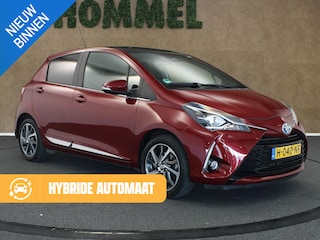 Toyota Yaris 1.5 Hybrid Bi-Tone - PANORAMADAK - KEYLESS ENTRY/START - ACHTERUITRIJCAMERA - NAVIAGTIE - BLUETOOTH TELEFOONVOORBEREIDING - CRUISE CONTROL - CLIMATE CONTROL - LICHTMETALEN VELGEN - BOTS PREVENTIE SYSTEEM