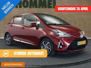 Toyota Yaris 1.5 Hybrid Bi-Tone - PANORAMADAK - KEYLESS ENTRY/START - ACHTERUITRIJCAMERA - NAVIAGTIE - BLUETOOTH TELEFOONVOORBEREIDING - CRUISE CONTROL - CLIMATE CONTROL - LICHTMETALEN VELGEN - BOTS PREVENTIE SYSTEEM