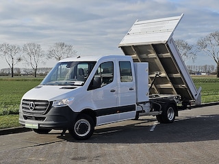 Mercedes-Benz Sprinter 514 2.2 CDI dubbele cabine, kipper, kist, airco, trekhaak, 44 dkm.