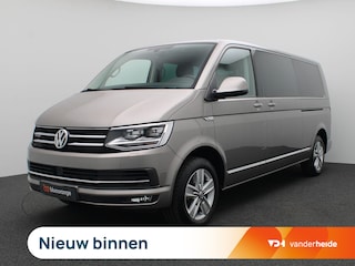 Volkswagen Transporter 2.0 TDI L2H1 DC 4Motion Highline Caravelle, Schuifdak, Trekhaak, Memorystoel, Adaptieve Cruise Controle, Achteruitrijcamera, Standkachel, Elektr. Achterklep, 17" LM Velgen