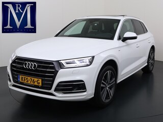Audi Q5 55 TFSI e quattro Competition 32.000KM! |PANO| ELEKTRISCHE TREKHAAK| ELEK. ACHTERKLEP |MASSAGE| ADAPTIVE CRUISE| CAMERA| NET ONDERHOUD GEHAD RIJKLAAR INCL. 12 MND BOVAG GARANTIE| SFEERVERLICHTING